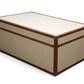 Marlowe Leatherette Strap Coffee Table