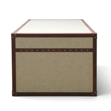 Marlowe Leatherette Strap Coffee Table