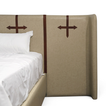 Marlowe Leatherette Strap Heritage Bed