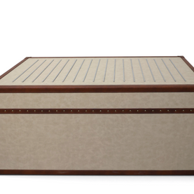 Marlowe Leatherette Strap Coffee Table