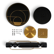 Arcadia Black & Gold Luxury Side Table