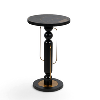 Arcadia Black & Gold Luxury Side Table