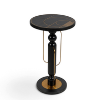 Arcadia Black & Gold Luxury Side Table