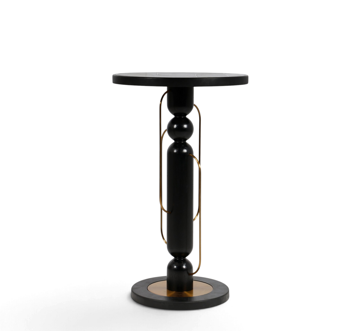 Arcadia Black & Gold Luxury Side Table