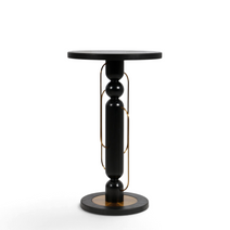Arcadia Black & Gold Luxury Side Table