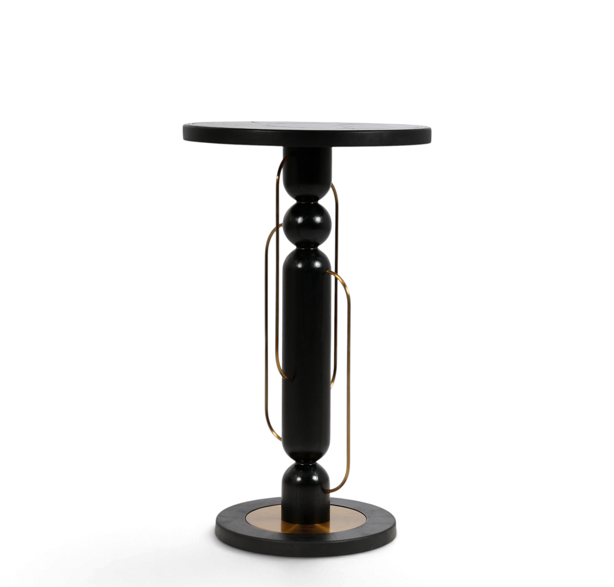 Arcadia Black & Gold Luxury Side Table