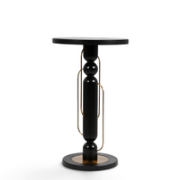 Arcadia Black & Gold Luxury Side Table