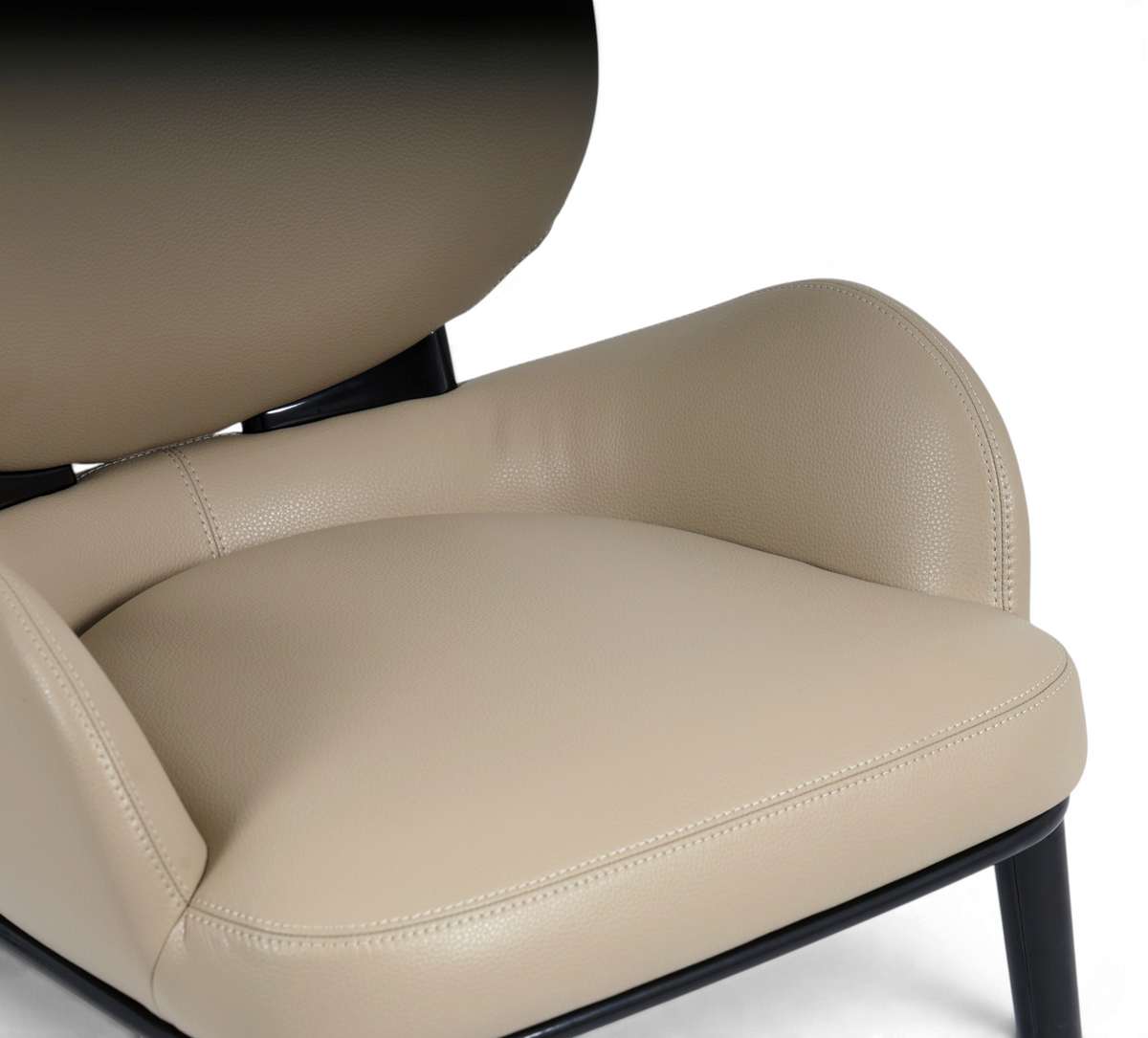 Aveline Sculptural Dining Chair – Taupe