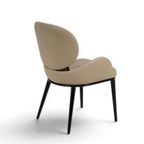 Aveline Sculptural Dining Chair – Taupe