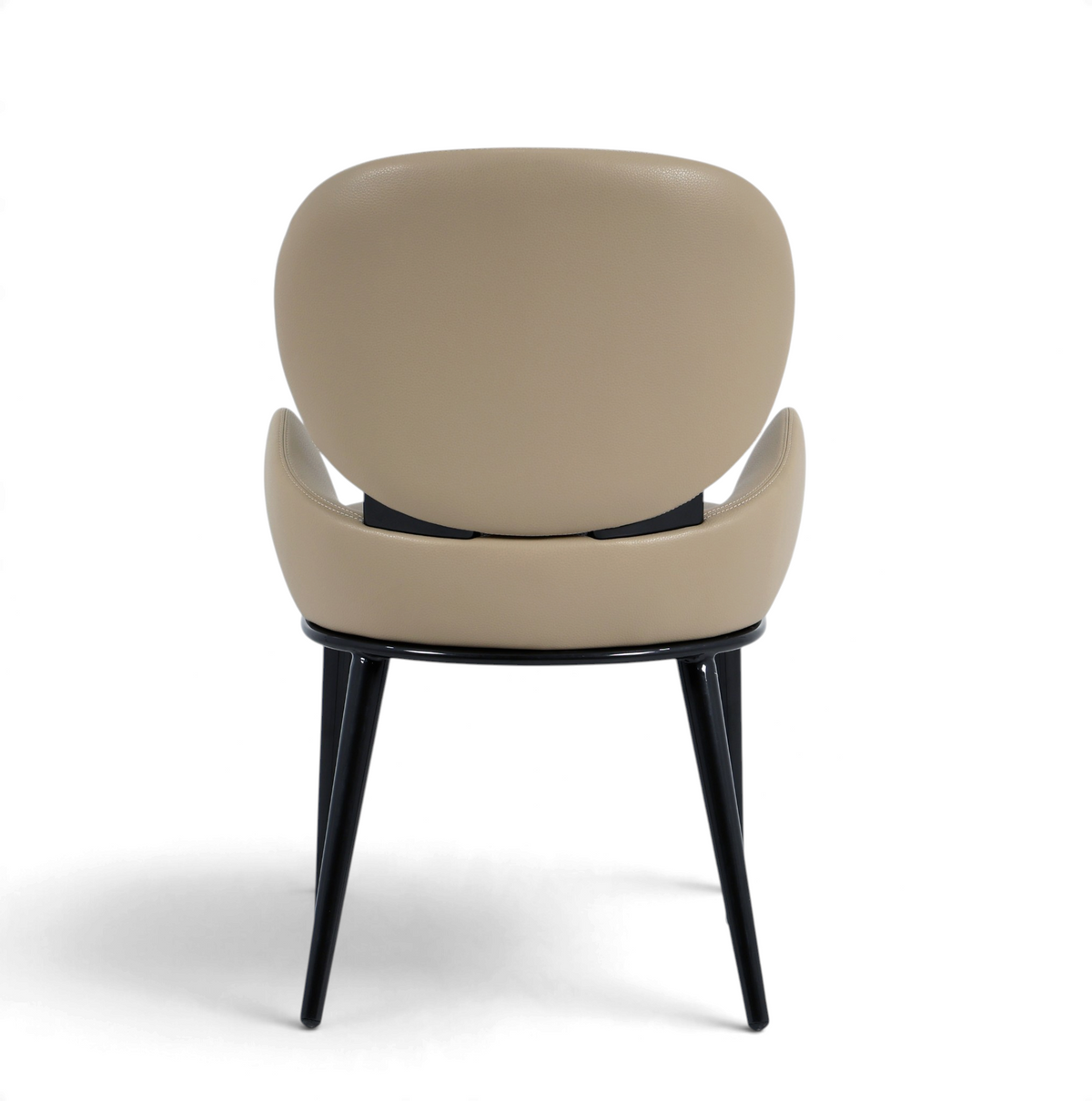Aveline Sculptural Dining Chair – Taupe