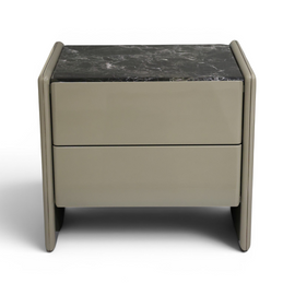 Sage Marble Bedside Table