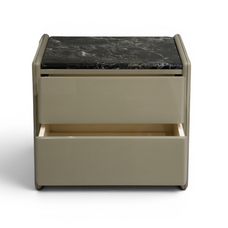 Sage Marble Bedside Table