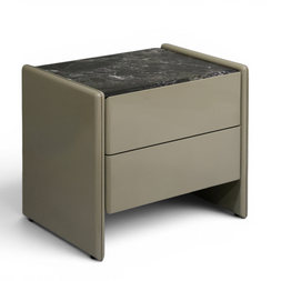 Sage Marble Bedside Table