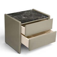 Sage Marble Bedside Table