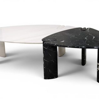 Orbita Duo Marble Coffee Table Set