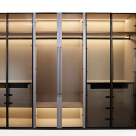 Sovereign Glass Walk-In Wardrobe