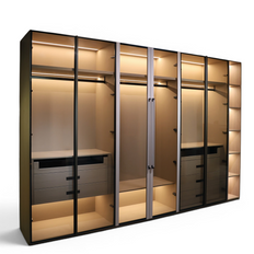 Sovereign Glass Walk-In Wardrobe