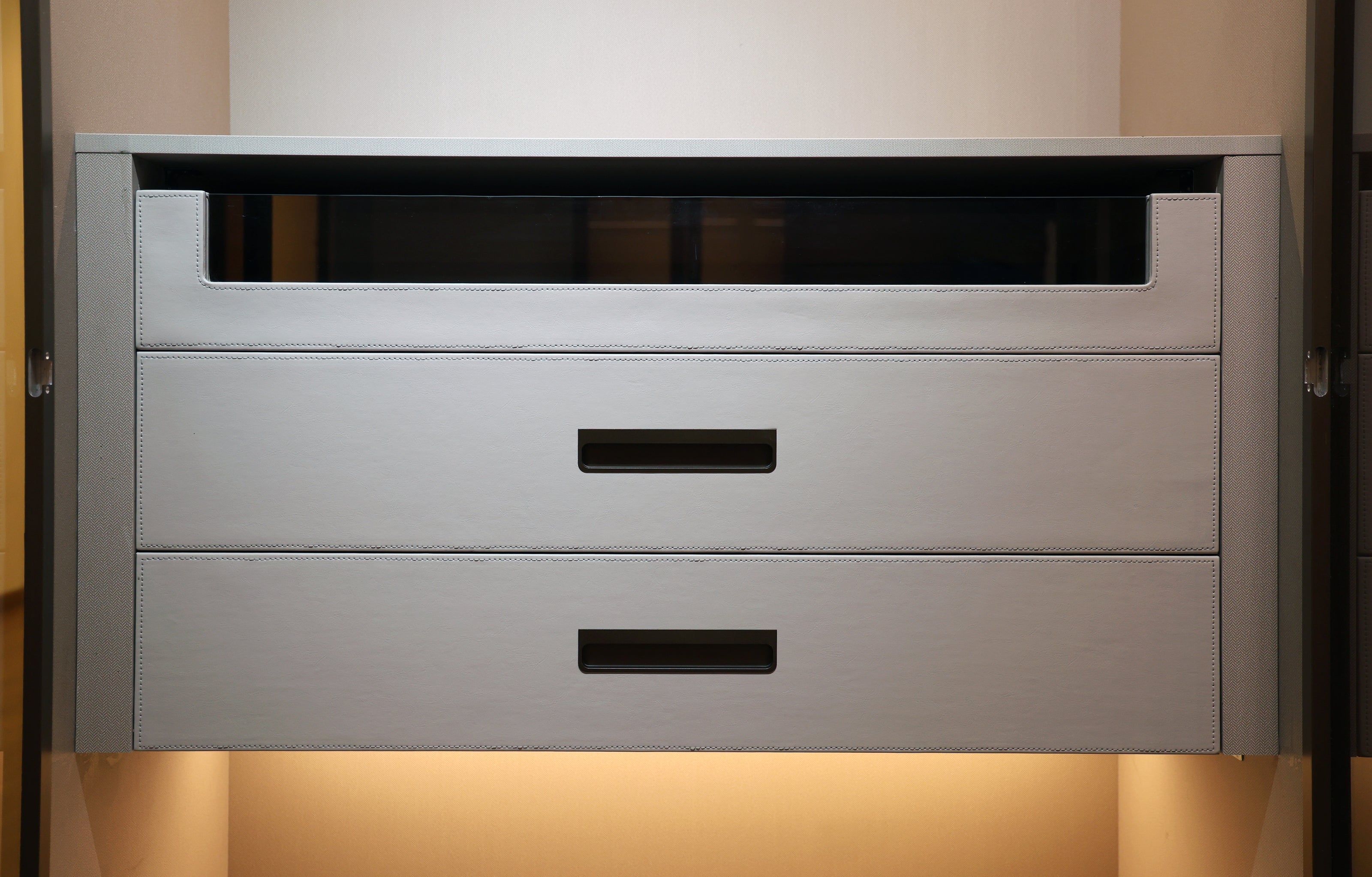 Sovereign Glass Walk-In Wardrobe
