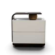 Avelisse Ivory & Walnut Nightstand