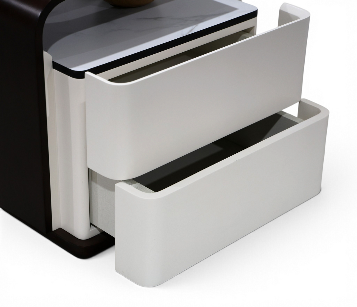 Avelisse Ivory & Walnut Nightstand