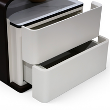 Avelisse Ivory & Walnut Nightstand