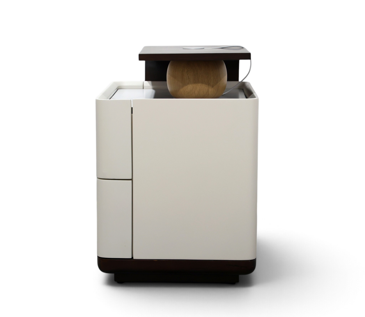 Avelisse Ivory & Walnut Nightstand