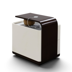 Avelisse Ivory & Walnut Nightstand