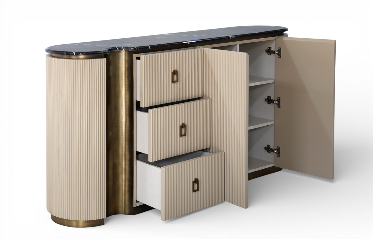 Aurelio Fluted Sideboard