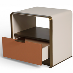 Luxe Frame Upholstered Bedside
