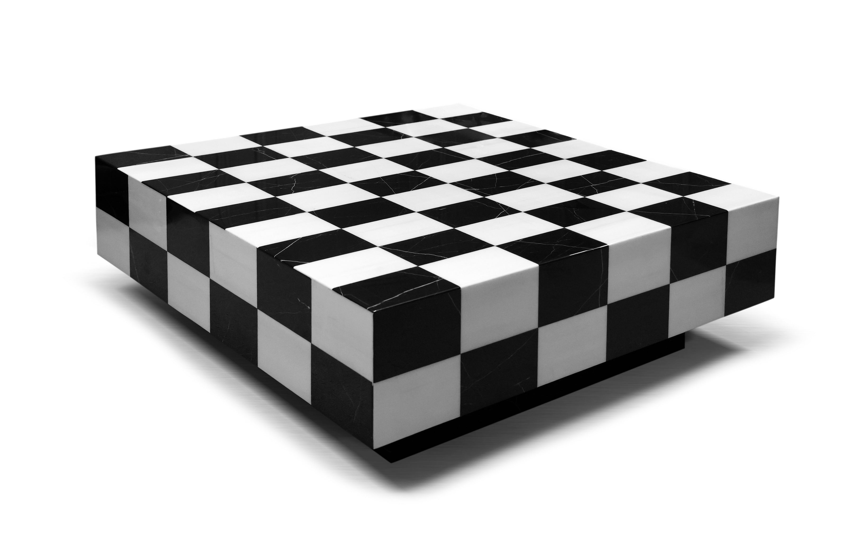 Checkmate Luxury Marble Coffee Table