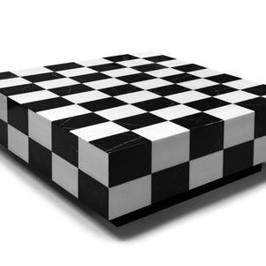 Checkmate Luxury Marble Coffee Table
