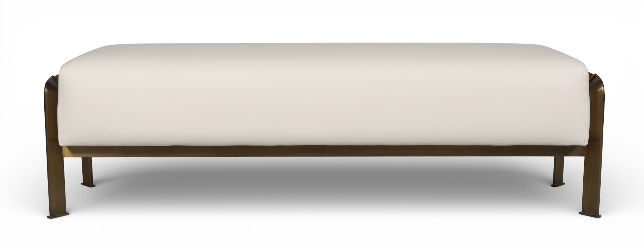 Orion Flute Upholstered Bench