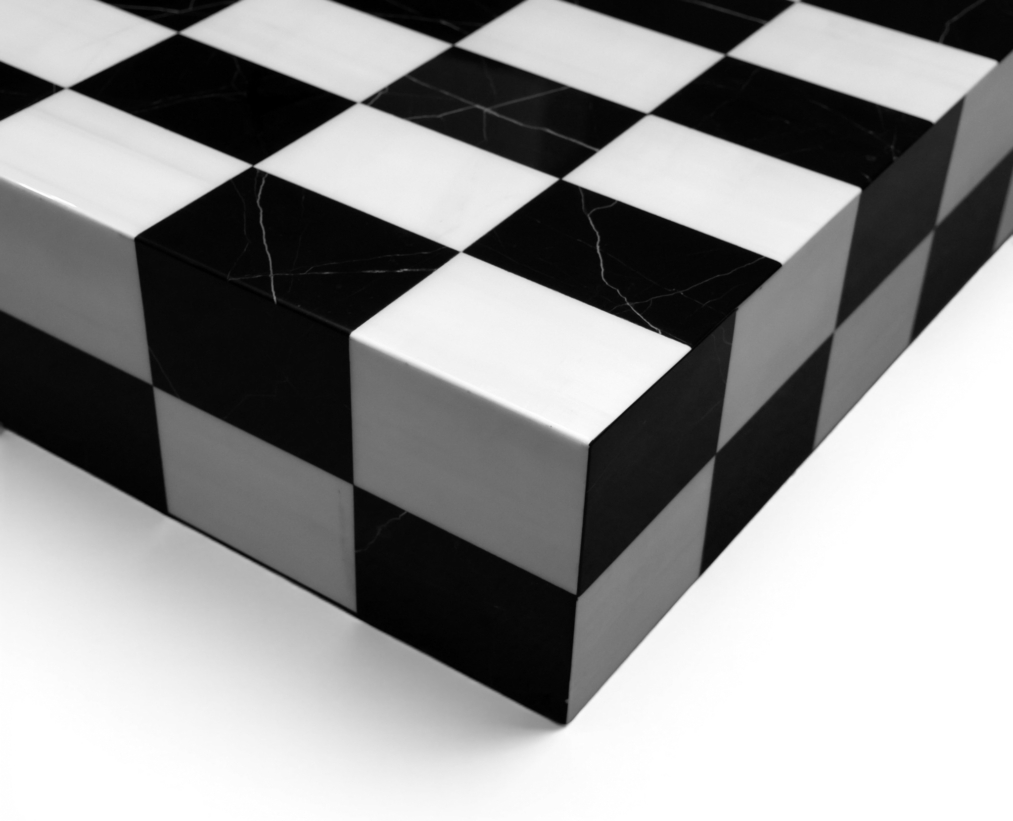 Checkmate Luxury Marble Coffee Table