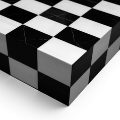 Checkmate Luxury Marble Coffee Table