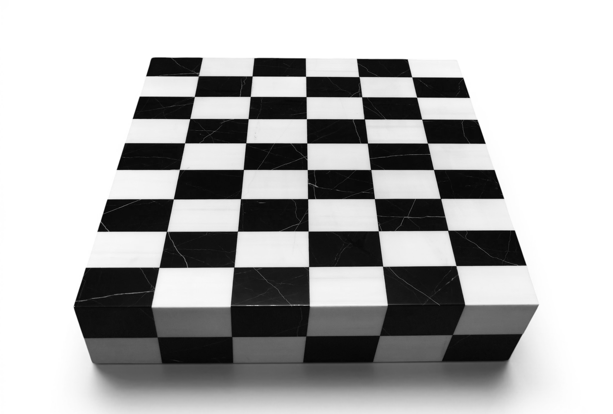 Checkmate Luxury Marble Coffee Table