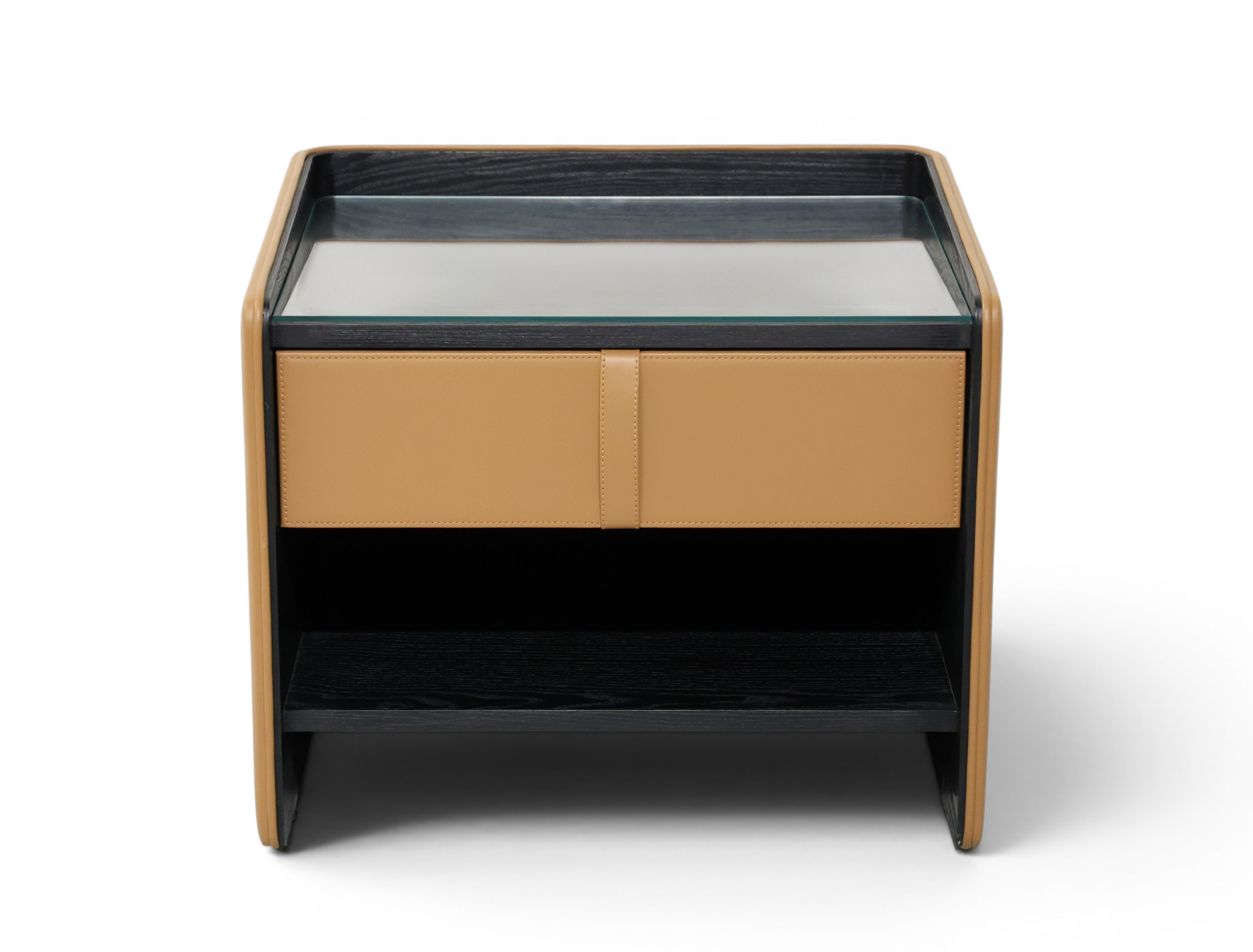 SIENNA Luxury Leather Bedside Table