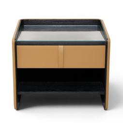 SIENNA Luxury Leather Bedside Table