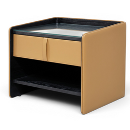 SIENNA Luxury Leather Bedside Table