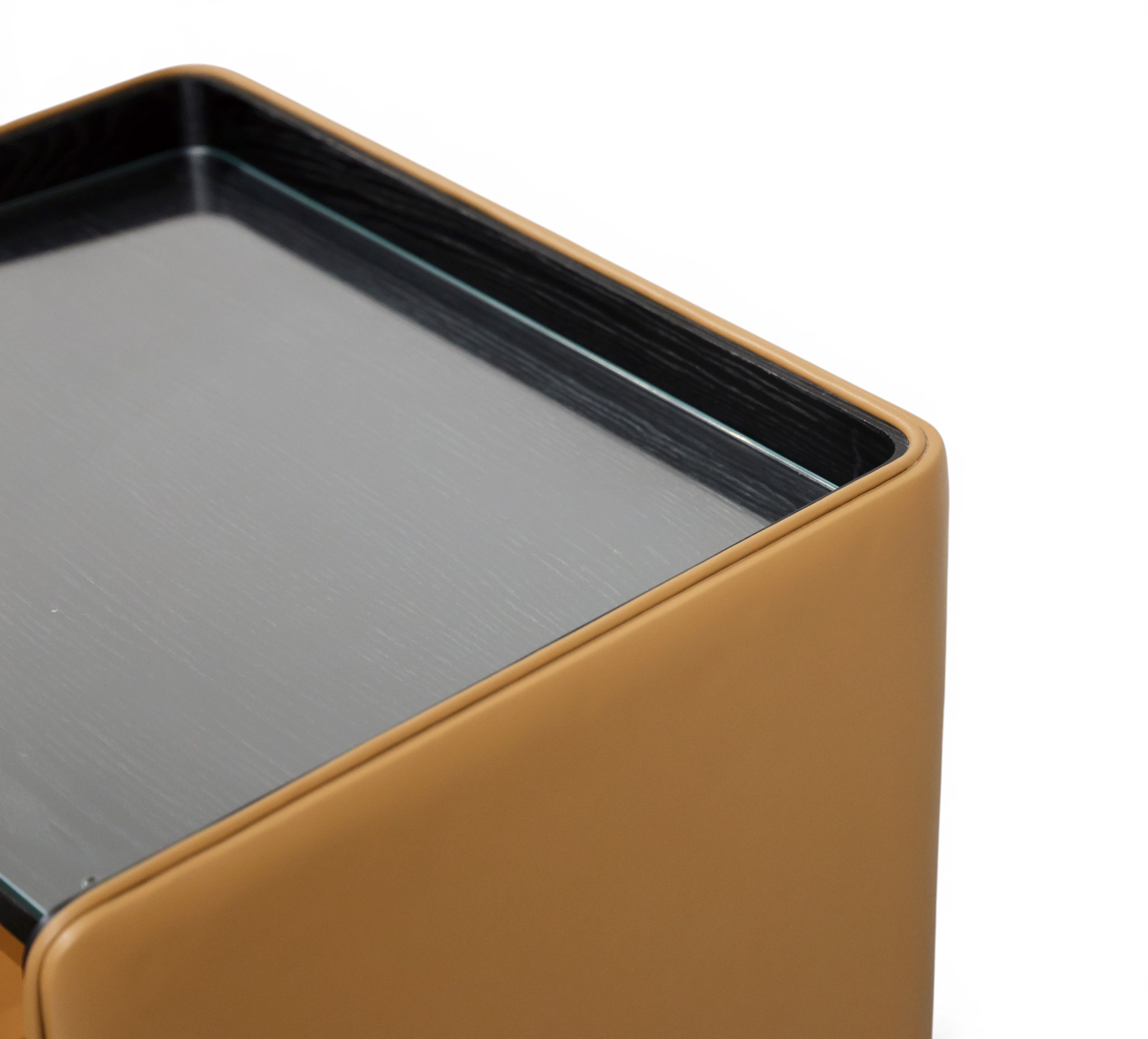 SIENNA Luxury Leather Bedside Table