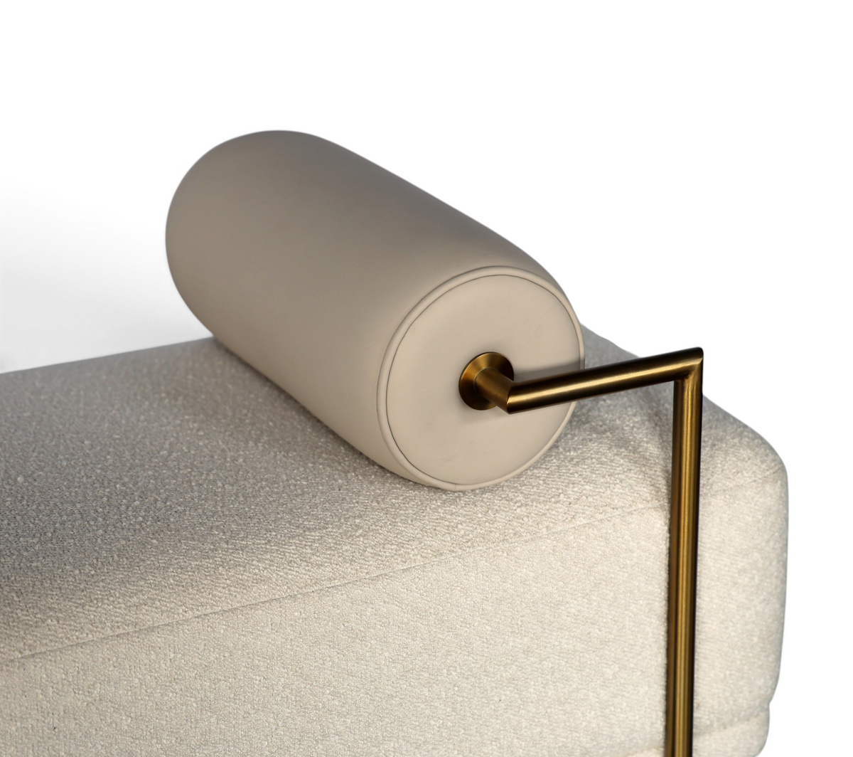 Seraphine Gold Accent Ottoman