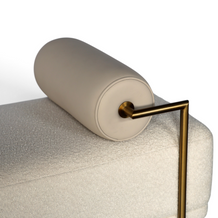 Seraphine Gold Accent Ottoman