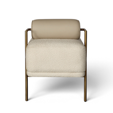 Seraphine Gold Accent Ottoman