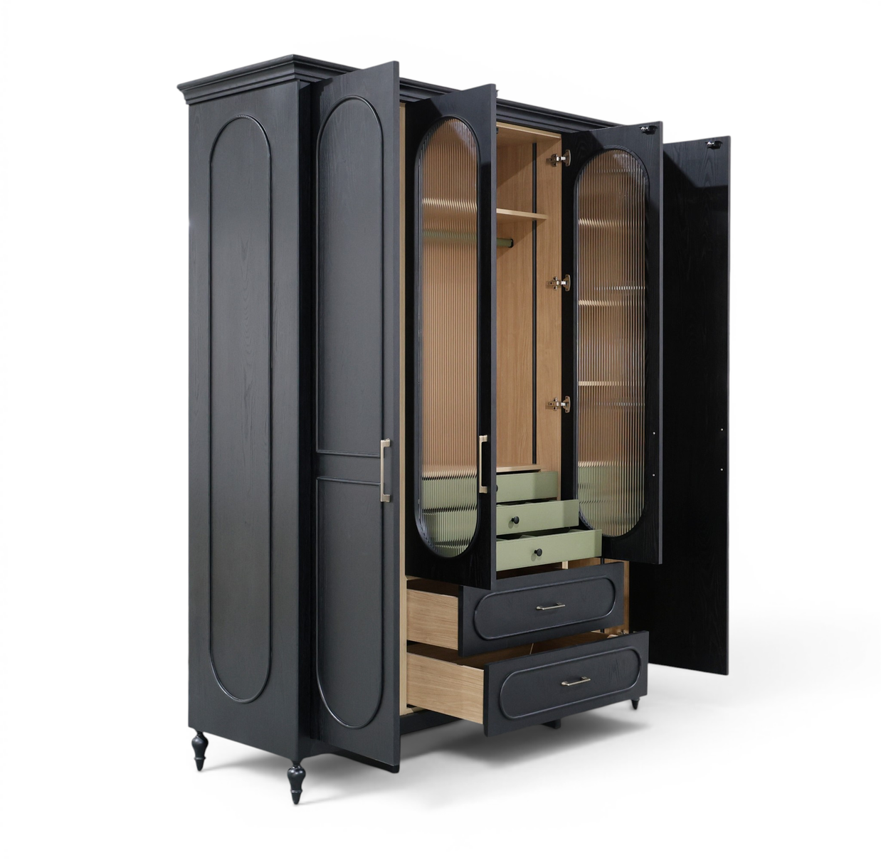 Windsor 4-Door Wardrobe