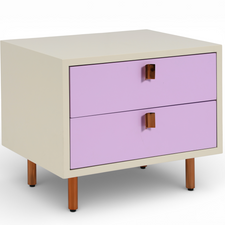 Lavender Crest Nightstand