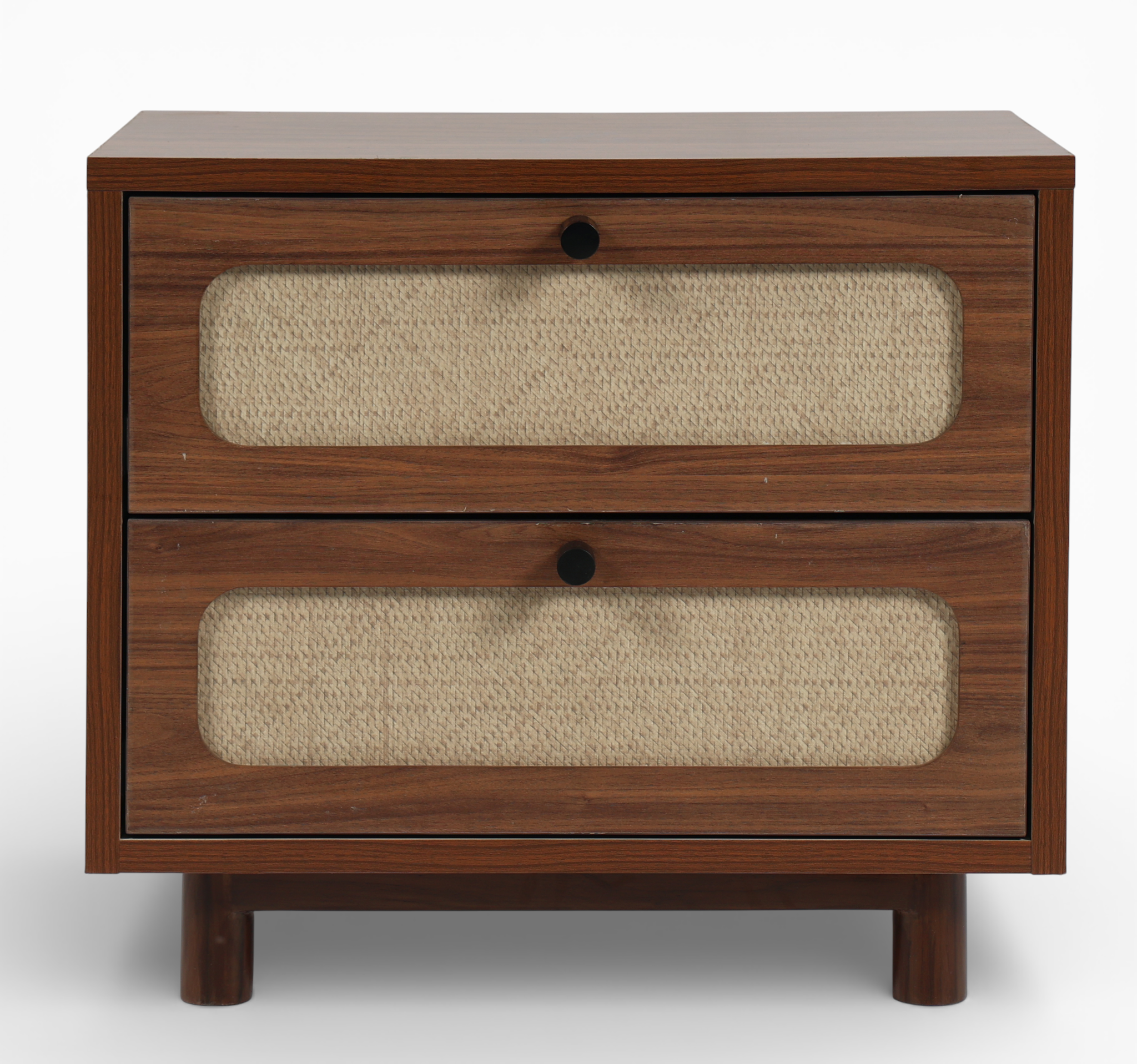 Walnut Weave Nightstand