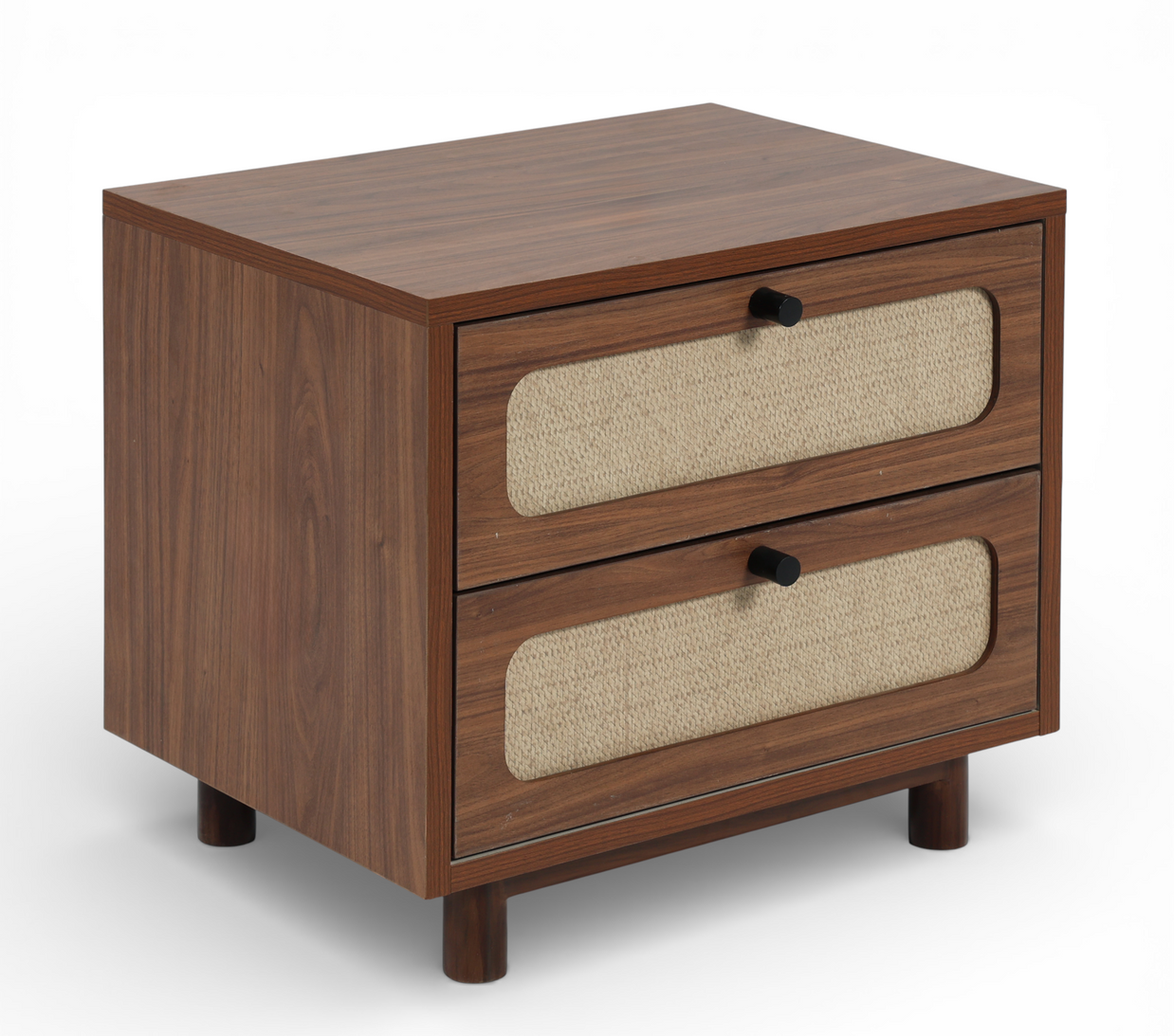 Walnut Weave Nightstand