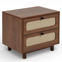 Walnut Weave Nightstand