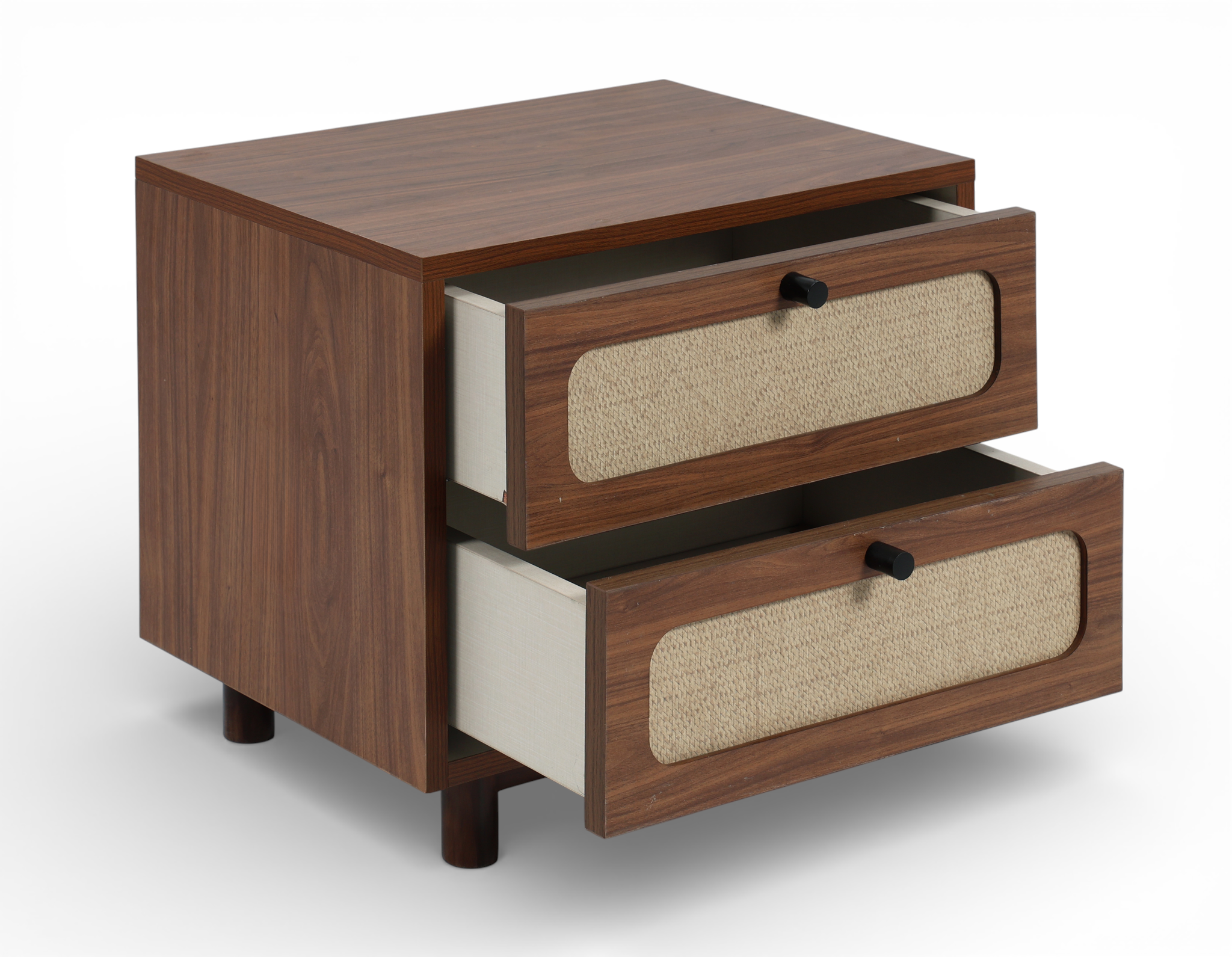 Walnut Weave Nightstand