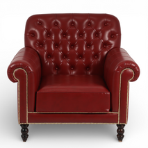 Crimson Regent Armchair