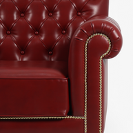 Crimson Regent Armchair